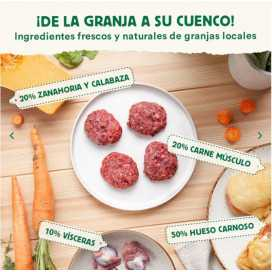 Wild Balance Dieta BARF Menu de Iniciacion (1kg) Perros Dieta BARF Perros Patitas&co