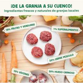 Wild Balance Dieta BARF Pollo con verduras Perros Dieta BARF Perros Patitas&co