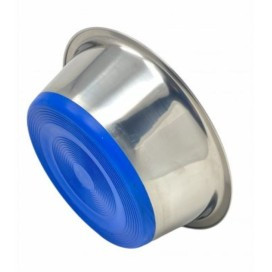 Comedero Acero Inoxidable Base Antideslizante Silicona Perro Comederos y Bebederos para perros Patitas&co