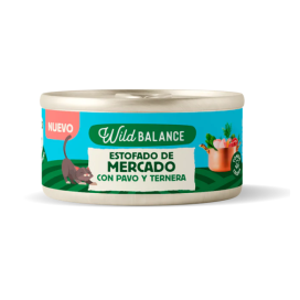 Wild Balance Estofado de Pavo y Ternera Gato Comida húmeda Patitas&co