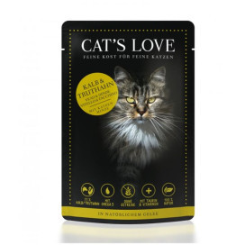 Cats Love Ternera y Pavo comida humeda natural (85g) Comida húmeda para gatos Patitas&co