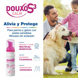 Douxo S3 Calm Mousse para Pieles Sensibles Perro y Gato Cosmetica natural para Gatos Patitas&co