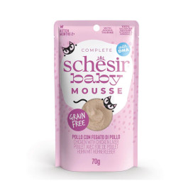 Schesir Baby Mousse Higado de Pollo Kitten 70g Patitas&co Patitas&co