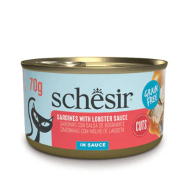 Schesir Filetes de Sardina en Salsa de Bogavante para Gatos 70g Patitas&co Patitas&co