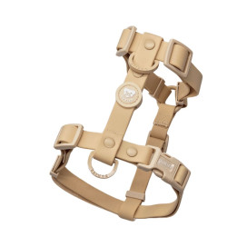 Dukier Arnes Waterproof Beige para Perros Collar, Correa y Arnes Perro Patitas&co