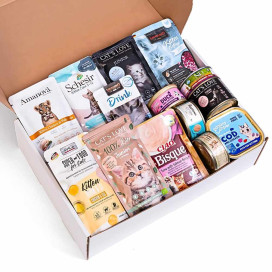 Caja de Degustación Happy CATa Kitten Comida húmeda para gatos Patitas&co