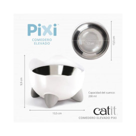 Catit Pixi Comedero Elevado para gatos Patitas&co Patitas&co