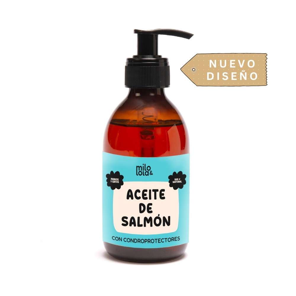 Milo y Lola Aceite de Salmón (Omega 3)