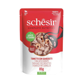 Schesir Sobre de Atún con Gambas para Gatos Patitas&co Patitas&co