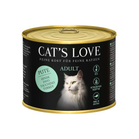 Cats Love Lata Puro Pavo para Gato Comida húmeda para gatos Patitas&co