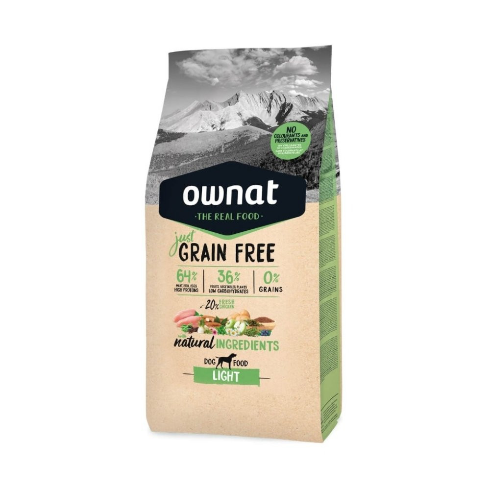 Ownat Just Grain Free Light Pollo Pienso para Perro